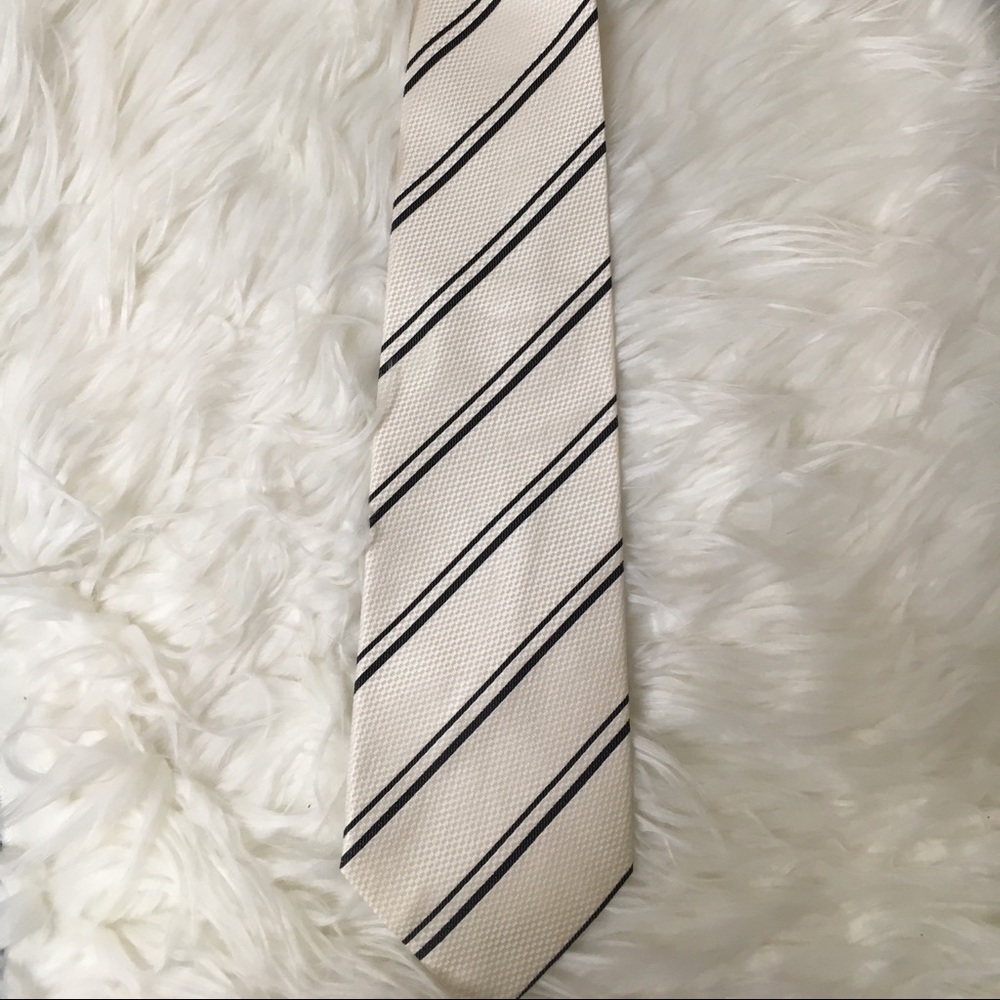 Silk striped tie